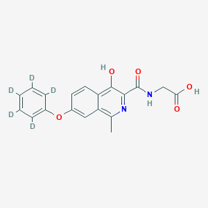 molecular formula C19H16N2O5 B8150255 Roxadustat-d5 