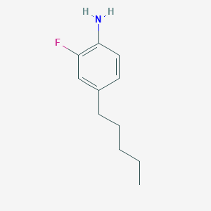 molecular formula C11H16FN B8150747 2-Fluoro-4-pentylaniline 
