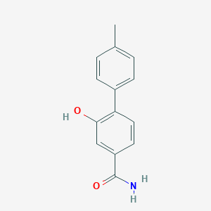 molecular formula C14H13NO2 B8150784 2-Hydroxy-4'-methyl-[1,1'-biphenyl]-4-carboxamide 