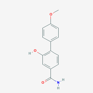 molecular formula C14H13NO3 B8150794 2-Hydroxy-4'-methoxy-[1,1'-biphenyl]-4-carboxamide 