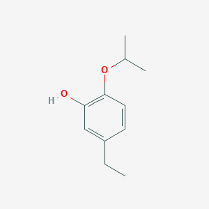 molecular formula C11H16O2 B8150808 5-Ethyl-2-isopropoxyphenol 