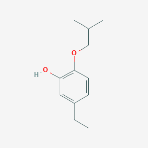 molecular formula C12H18O2 B8150842 5-Ethyl-2-isobutoxyphenol 
