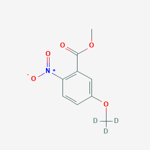 molecular formula C9H9NO5 B8150983 Methyl 5-methoxy-d3-2-nitrobenzoate 