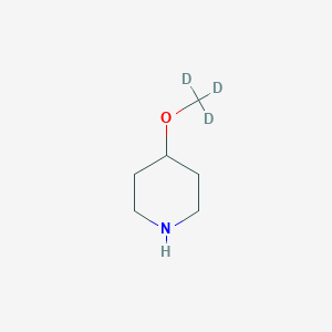 molecular formula C6H13NO B8151027 4-Methoxy-d3-piperidine 
