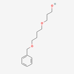 molecular formula C14H22O3 B8151053 3-[4-(Benzyloxy)butoxy]propan-1-ol 