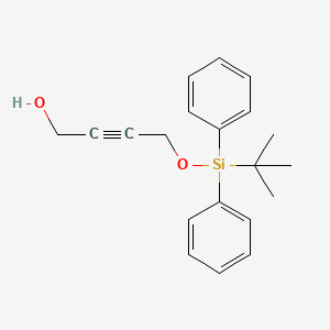 molecular formula C20H24O2Si B8151126 4-(tert-Butyldiphenylsiloxy)-2-butyne-1-ol 