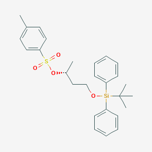 molecular formula C27H34O4SSi B8151144 (R)-4-((tert-butyldiphenylsilyl)oxy)butan-2-yl 4-methylbenzenesulfonate 