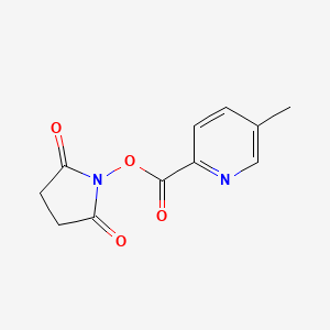 molecular formula C11H10N2O4 B8151200 5-Methyl-pyridine-2-carboxylic acid 2,5-dioxo-pyrrolidin-1-yl ester 