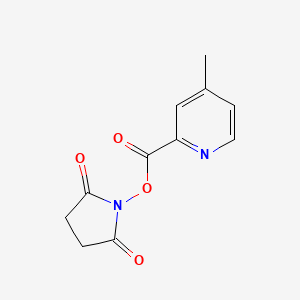 molecular formula C11H10N2O4 B8151214 4-Methyl-pyridine-2-carboxylic acid 2,5-dioxo-pyrrolidin-1-yl ester 