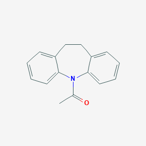 molecular formula C16H15NO B081514 5-Acetyliminodibenzyl CAS No. 13080-75-6