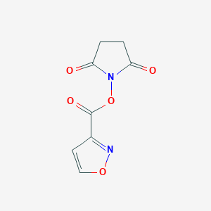 molecular formula C8H6N2O5 B8151407 2,5-Dioxopyrrolidin-1-yl isoxazole-3-carboxylate 