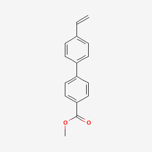 molecular formula C16H14O2 B8151439 Methyl 4'-vinyl-[1,1'-biphenyl]-4-carboxylate 