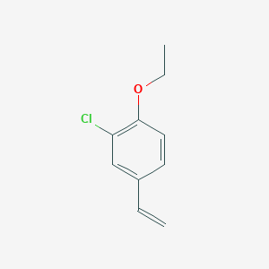 molecular formula C10H11ClO B8151566 2-Chloro-1-ethoxy-4-vinylbenzene 