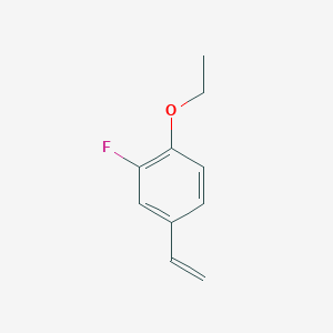 molecular formula C10H11FO B8151584 1-Ethoxy-2-fluoro-4-vinylbenzene 
