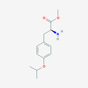 molecular formula C13H19NO3 B8151608 methyl (2S)-2-amino-3-(4-isopropoxyphenyl)propanoate 