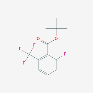 molecular formula C12H12F4O2 B8151678 tert-Butyl 2-fluoro-6-(trifluoromethyl)benzoate 