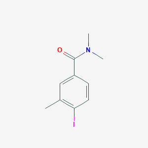 molecular formula C10H12INO B8151732 4-iodo-N,N,3-trimethylbenzamide 