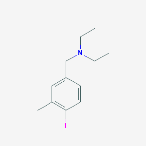 molecular formula C12H18IN B8151770 Diethyl-(4-iodo-3-methyl-benzyl)-amine 