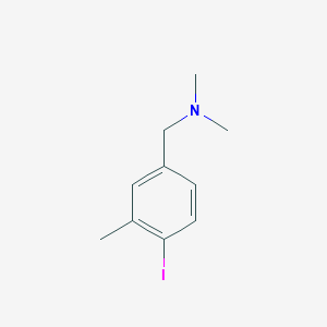 molecular formula C10H14IN B8151773 (4-Iodo-3-methyl-benzyl)-dimethyl-amine 