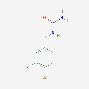 molecular formula C9H11BrN2O B8151794 [(4-Bromo-3-methylphenyl)methyl]urea 