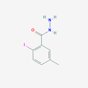 molecular formula C8H9IN2O B8151840 2-Iodo-5-methylbenzohydrazide 