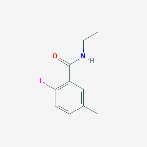molecular formula C10H12INO B8151847 N-Ethyl-2-iodo-5-methylbenzamide 