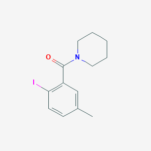 molecular formula C13H16INO B8151885 (2-Iodo-5-methylphenyl)(piperidin-1-yl)methanone 
