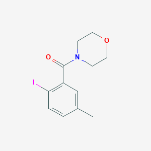molecular formula C12H14INO2 B8151891 (2-Iodo-5-methylphenyl)(morpholino)methanone 