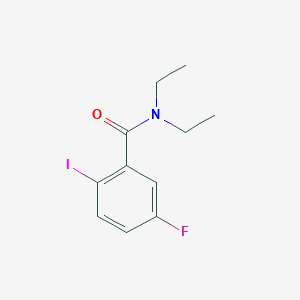 molecular formula C11H13FINO B8151903 N,N-diethyl-5-fluoro-2-iodobenzamide 