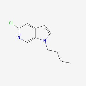 molecular formula C11H13ClN2 B8151916 1-Butyl-5-chloro-1H-pyrrolo[2,3-c]pyridine 