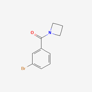 molecular formula C10H10BrNO B8152025 1-(3-Bromobenzoyl)azetidine 