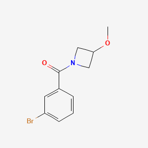 molecular formula C11H12BrNO2 B8152061 1-(3-Bromobenzoyl)-3-methoxyazetidine 