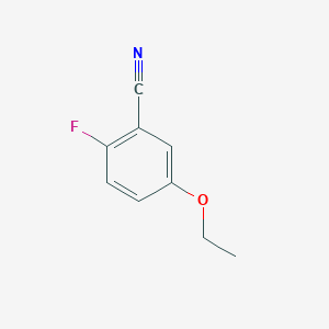 molecular formula C9H8FNO B8152351 5-Ethoxy-2-fluoro-benzonitrile 
