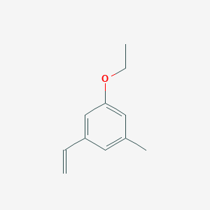 molecular formula C11H14O B8152479 1-Ethoxy-3-methyl-5-vinylbenzene 