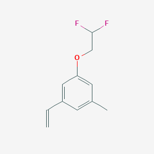 molecular formula C11H12F2O B8152497 1-(2,2-Difluoroethoxy)-3-methyl-5-vinylbenzene 