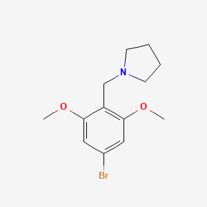 1-(4-Bromo-2,6-dimethoxybenzyl)pyrrolidine