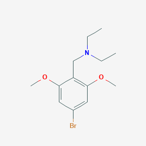 molecular formula C13H20BrNO2 B8152702 N-(4-Bromo-2,6-dimethoxybenzyl)-N-ethylethanamine 