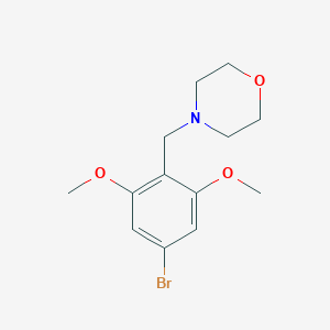 molecular formula C13H18BrNO3 B8152707 4-(4-Bromo-2,6-dimethoxybenzyl)morpholine 