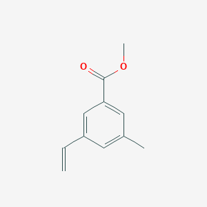 molecular formula C11H12O2 B8152758 Methyl 3-methyl-5-vinylbenzoate 