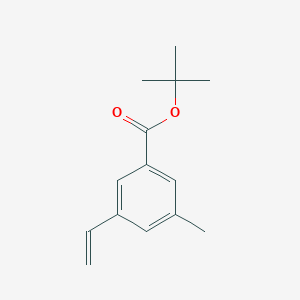 molecular formula C14H18O2 B8152765 tert-Butyl 3-methyl-5-vinylbenzoate 