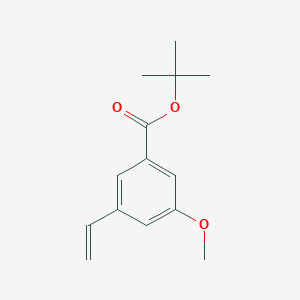 molecular formula C14H18O3 B8152810 tert-Butyl 3-methoxy-5-vinylbenzoate 