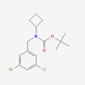 molecular formula C16H21BrClNO2 B8152823 tert-Butyl 3-bromo-5-chlorobenzyl(cyclobutyl)carbamate 