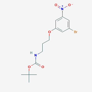 tert-Butyl (3-(3-bromo-5-nitrophenoxy)propyl)carbamate