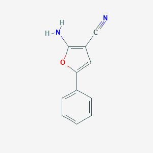 molecular formula C11H8N2O B081530 2-氨基-5-苯基-3-呋喃腈 CAS No. 14742-32-6