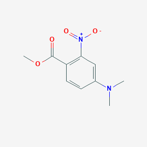 molecular formula C10H12N2O4 B8153222 Methyl 4-(dimethylamino)-2-nitrobenzoate CAS No. 773874-70-7