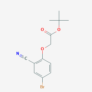 Tert-butyl 2-(4-bromo-2-cyanophenoxy)acetate