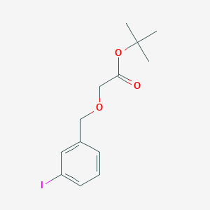 molecular formula C13H17IO3 B8153315 (3-Iodo-benzyloxy)-acetic acid tert-butyl ester 