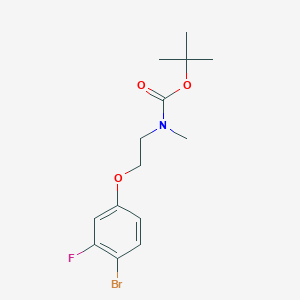 tert-Butyl (2-(4-bromo-3-fluorophenoxy)ethyl)(methyl)carbamate