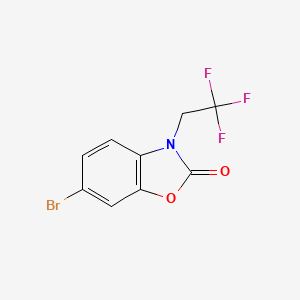 6-Bromo-3-(2,2,2-trifluoroethyl)benzo[d]oxazol-2(3H)-one