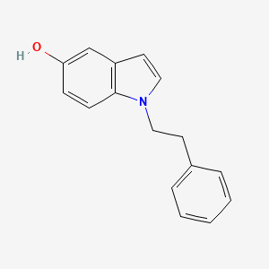 molecular formula C16H15NO B8153998 1-Phenethyl-1H-indol-5-ol CAS No. 170147-80-5